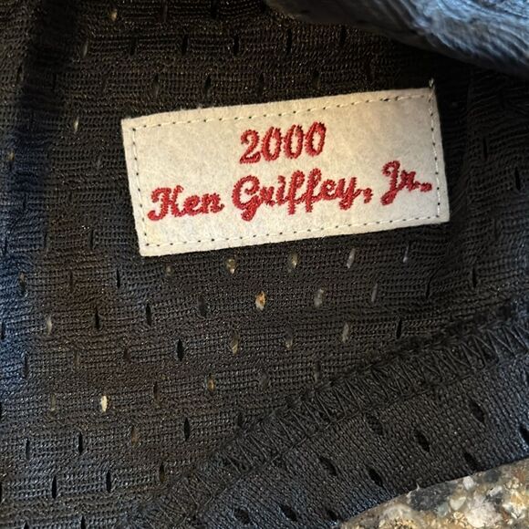 NEW Mitchell & Ness Ken Griffey Jr Cincinnati Reds Jersey Cooperstown Collection - Picture 7 of 9